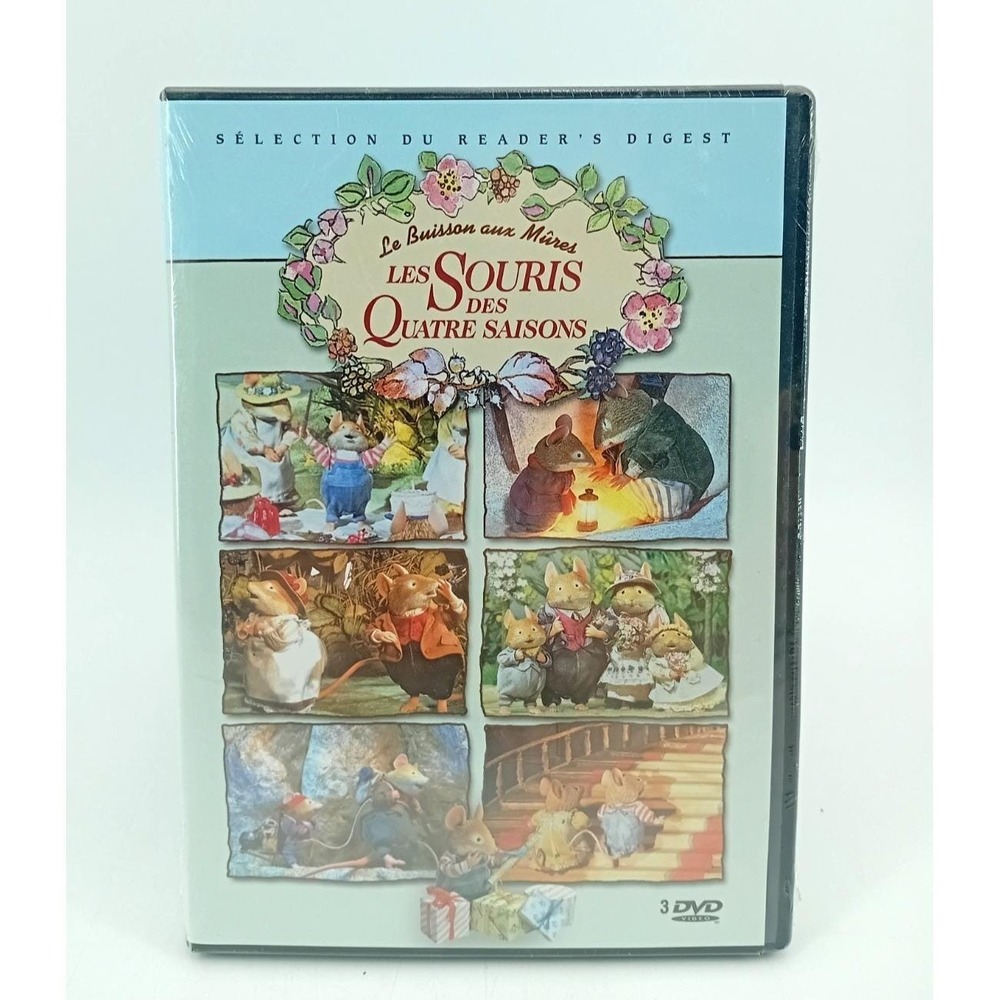 Les Souris des Quatre Saisons Le Buisson aux Mûres 3 DVD New Family Kids